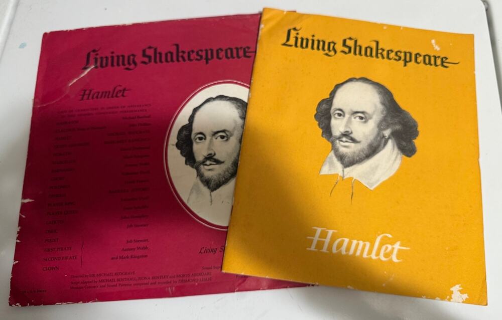 Living Shakespeare - Hamlet - Vinyl LP Record 12" with Booklet